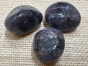 Iolite - (Cordierite - Water Sapphire ) 7g to 10g Tumble Stone (Selected)