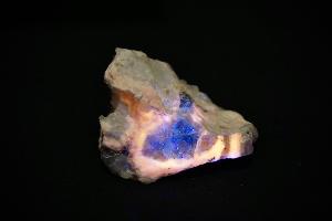 Tugtupite, from Greenland (Fluorescent Under Long Wave UV Light) (REF:TUGUV2)