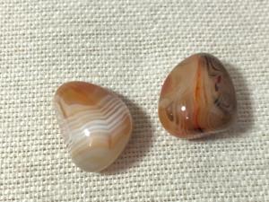 Agate - Banded - Madagascan - 2 to 2.5cm Tumbled Stone (Selected)   