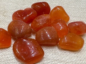 Carnelian - 'AA; Grade 6.5g to 10g Tumbled Stone (Selected)