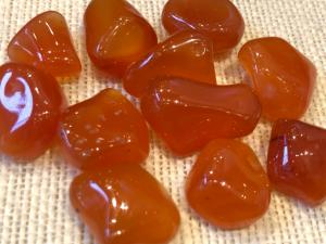 Carnelian - 'AA; Grade 2g to 6g Tumbled Stone (Selected)