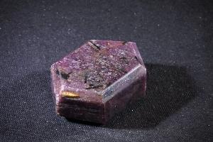 Ruby - Hexagonal Polished, from Karur, Tamil Nadu, Southern India  - Boxed Tumbled(REF:76-TB177))