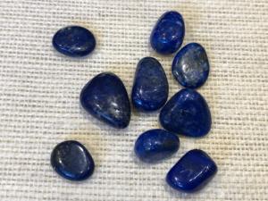 Lapis Lazuli - Afghanistan - 1cm, Up to 3g - Tumbled Stone (Selected)