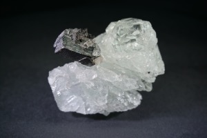 Clear Fluorite with Hubnerite, from The Andes, Peru (No.54)