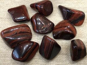 Tiger Eye - Red - 8g to 15g, Tumbled Stone (Selected)