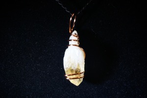 Citrine  Point, Hand Wired Pendant (REF:HWCCP1)
