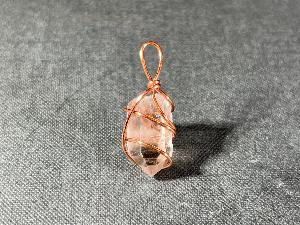 Smokey Quartz Hand Wired Pendant (REF:HWSQTZ10)