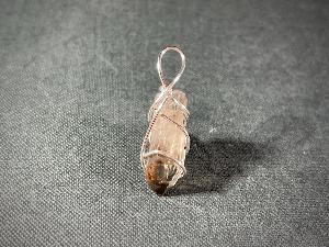 Smokey Quartz Hand Wired Pendant (REF:HWSQTZ7)