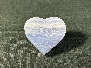 Blue Lace Agate Heart (REF:BLAH7)