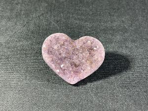 Amethyst Druzy Heart (REF:AMDH8)