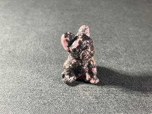 French Bulldog Carved from Rhodonite (REF:CAR2)