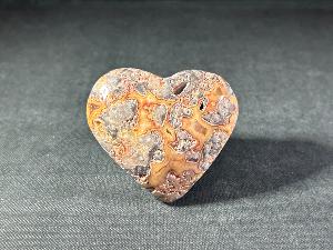 Crazy Lace Agate Heart (REF:CLAGH11)