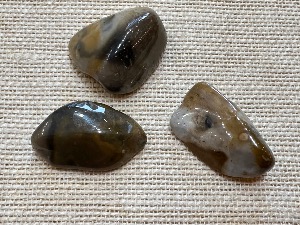 Crop Circle Stone - Flint -8g to 13g Tumbled Stone (Selected)