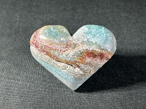 Amazonite Heart, from China (REF:AMCH1)